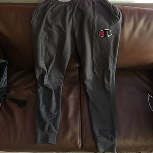 Dark Grey Champion joggers